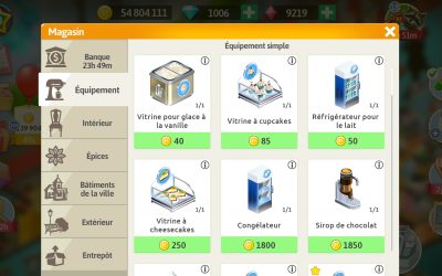 Optimiser le placement des meubles dans My Café